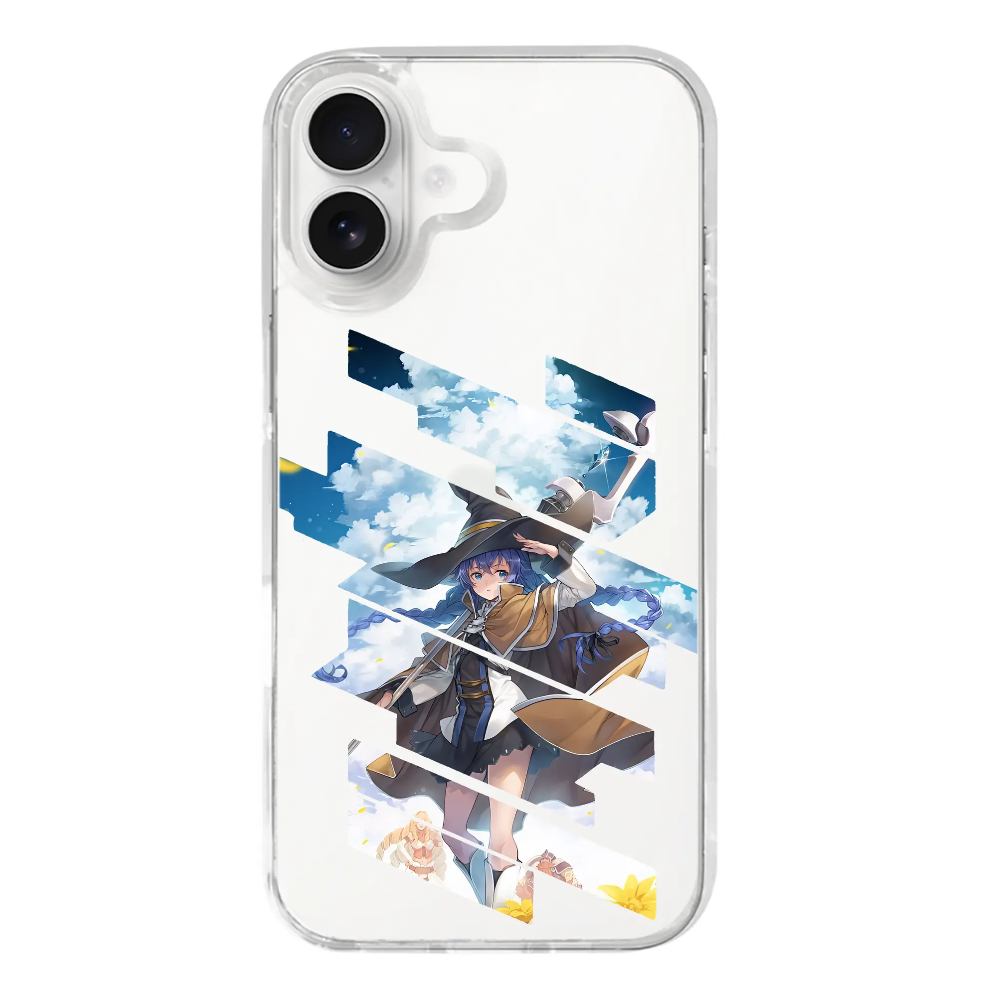 無職転生 グッズ,ロキシー・ミグルディア - iPhone 17シリーズ 透明スマホケース – 薄型・耐衝撃・精密フィット保護カバー